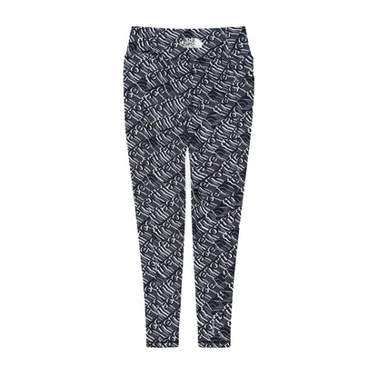 Black - Back - The North Face Womens-Ladies All Over Logo High Rise Leggings