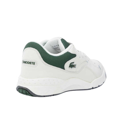 Off White - Back - Lacoste Mens 96 Leather Flat Trainers