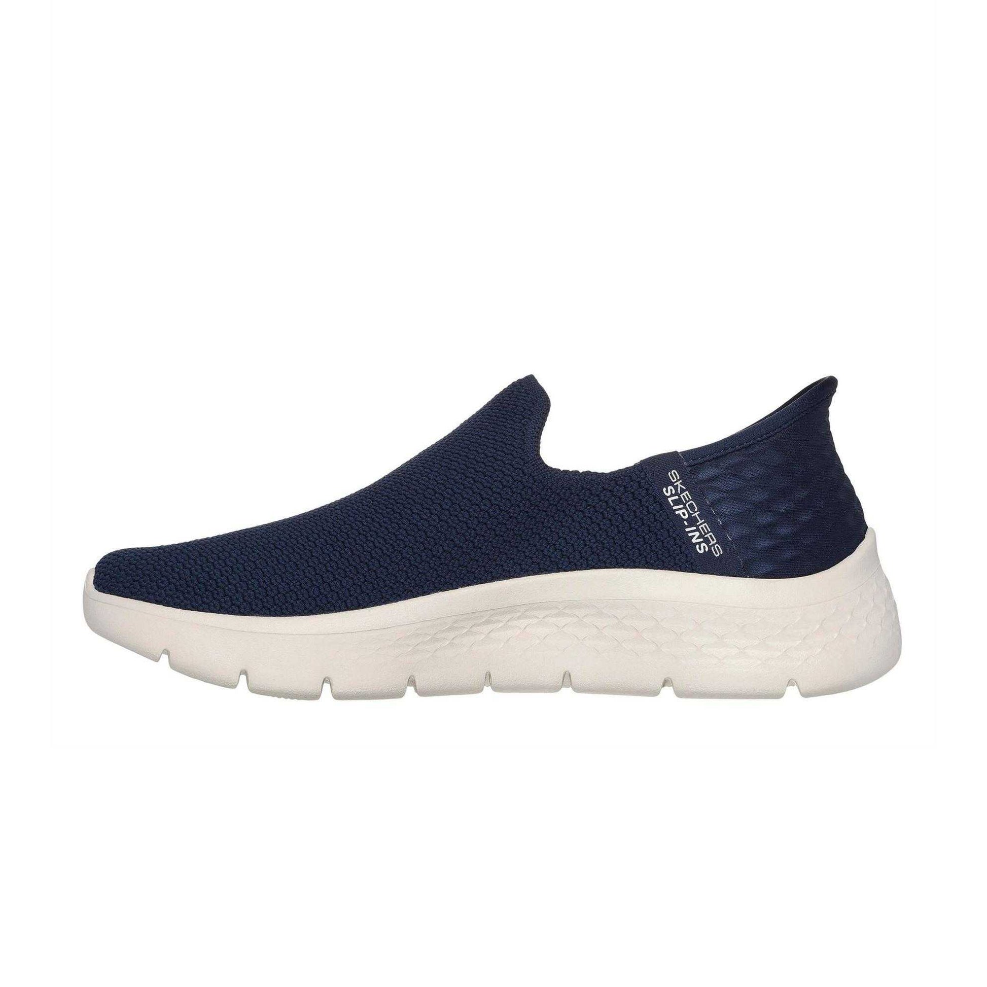 Navy - Back - Skechers Womens-Ladies Go Walk Flex - Sunset View Trainers