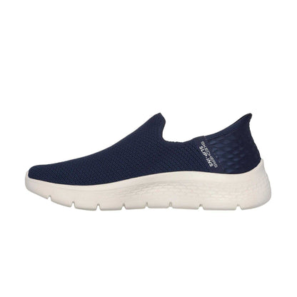Navy - Back - Skechers Womens-Ladies Go Walk Flex - Sunset View Trainers