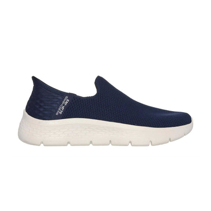 Navy - Side - Skechers Womens-Ladies Go Walk Flex - Sunset View Trainers
