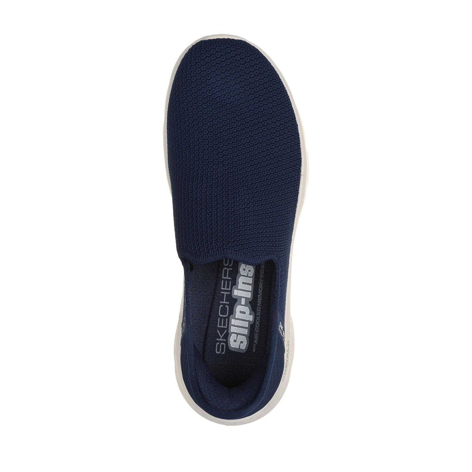 Navy - Lifestyle - Skechers Womens-Ladies Go Walk Flex - Sunset View Trainers