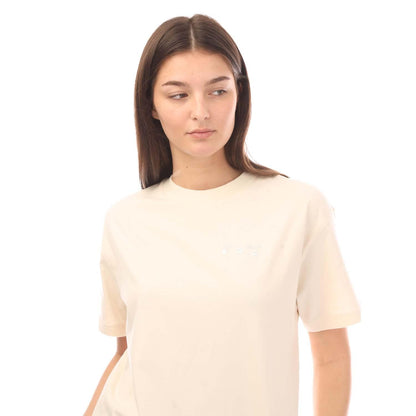 Grey-White - Side - Off White Womens-Ladies Swimming Man T-Shirt