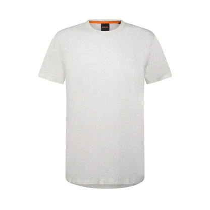 Natural - Front - Boss Mens Slub T-Shirt