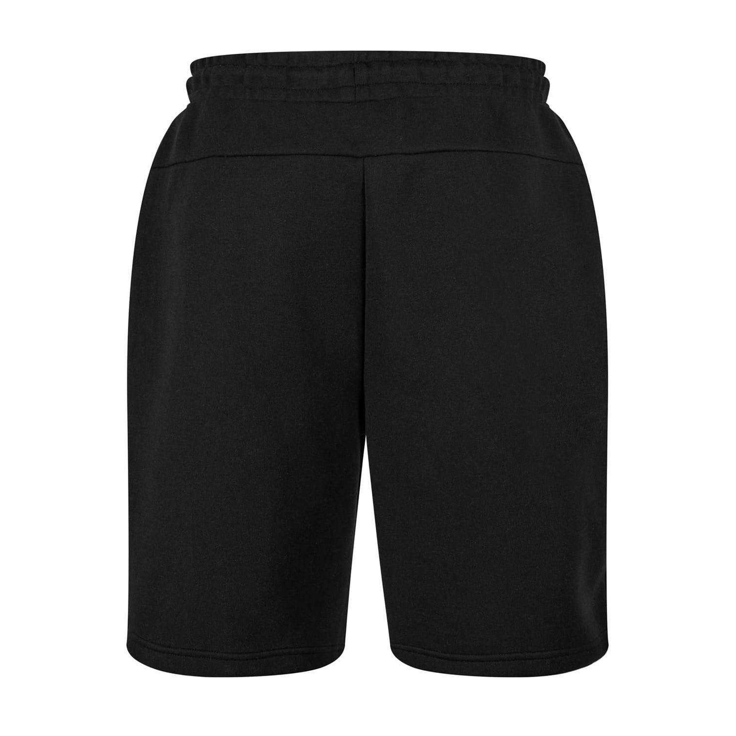 Black - Back - Everlast Mens Tech Sweat Shorts