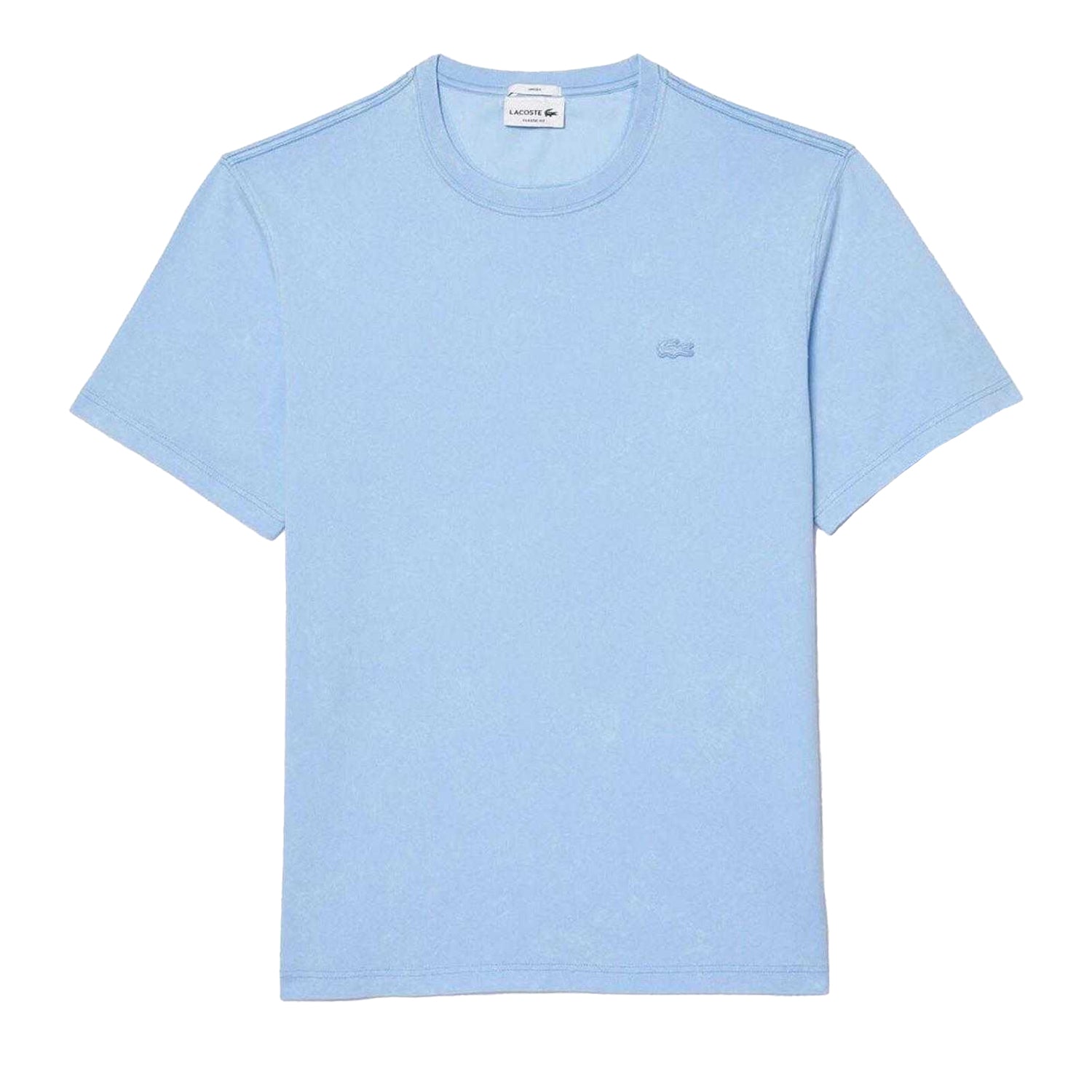 Light Blue - Back - Lacoste Unisex Adult Heavy Cotton T-Shirt
