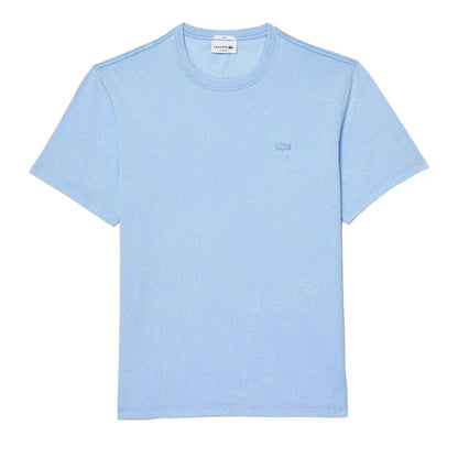 Light Blue - Back - Lacoste Unisex Adult Heavy Cotton T-Shirt
