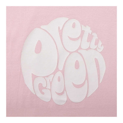 Light Pink - Lifestyle - Pretty Green Mens Logo Cotton T-Shirt