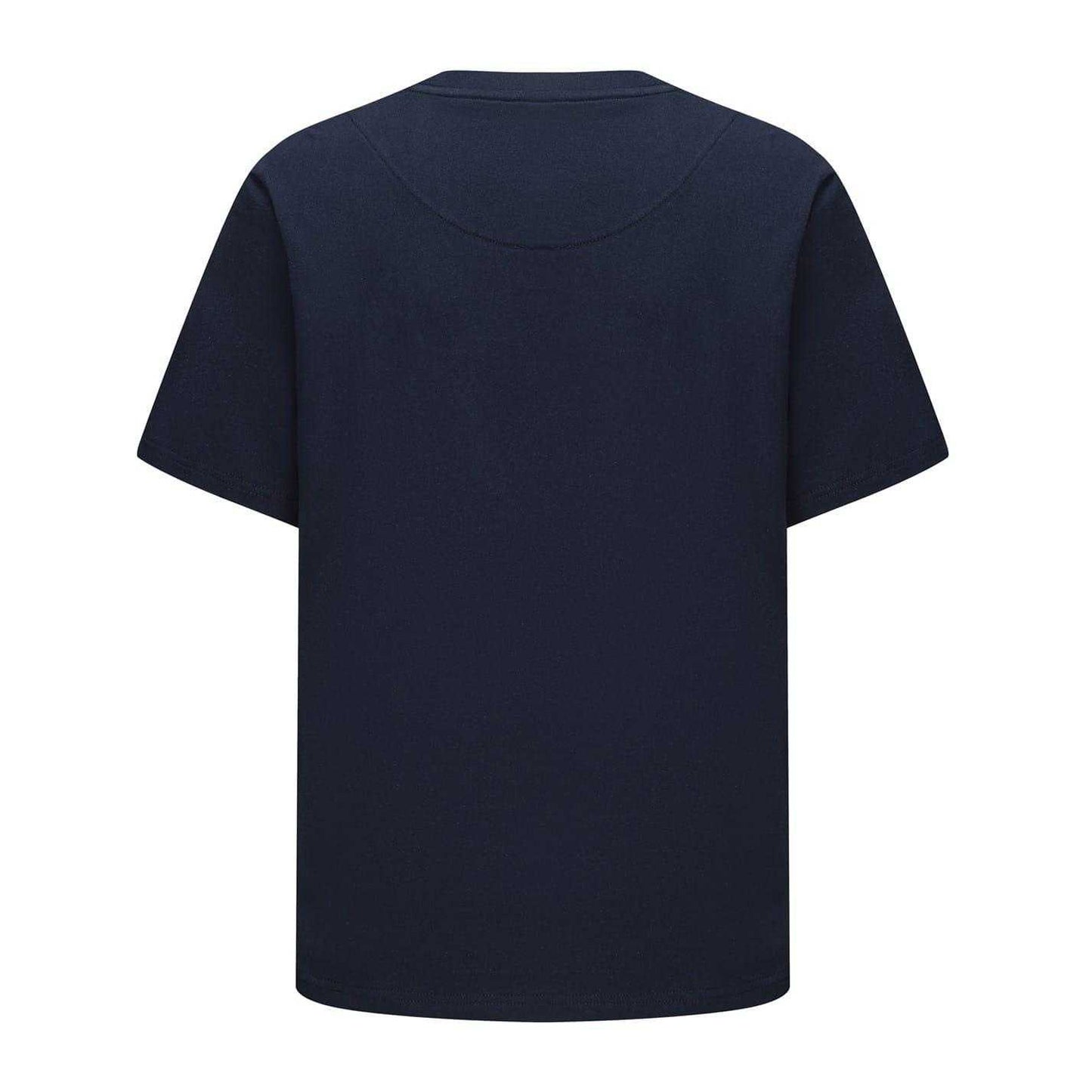 Navy - Back - Pretty Green Mens Logo Cotton T-Shirt
