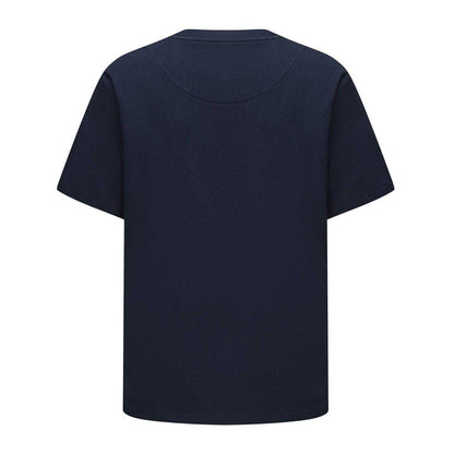 Navy - Back - Pretty Green Mens Logo Cotton T-Shirt