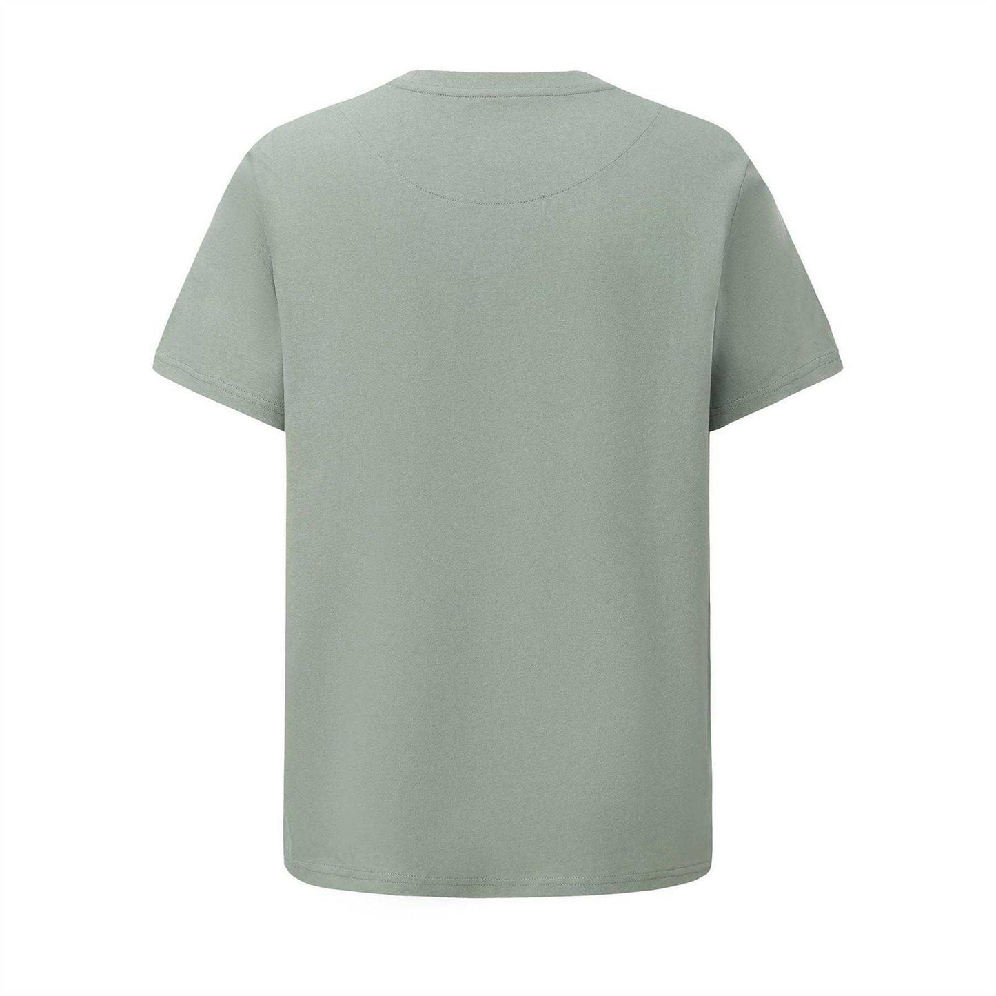Sage - Back - Pretty Green Mens Logo Cotton T-Shirt