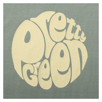 Sage - Lifestyle - Pretty Green Mens Logo Cotton T-Shirt