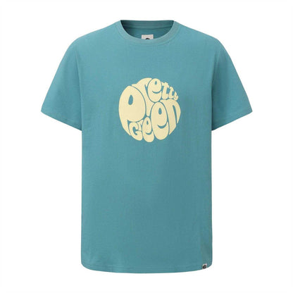 Teal - Front - Pretty Green Mens Logo Cotton T-Shirt