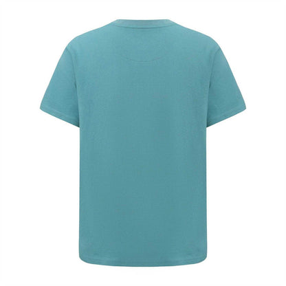 Teal - Back - Pretty Green Mens Logo Cotton T-Shirt