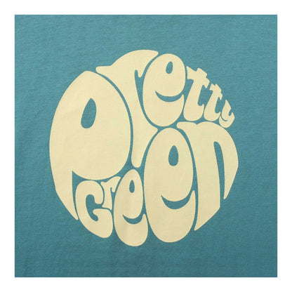 Teal - Lifestyle - Pretty Green Mens Logo Cotton T-Shirt