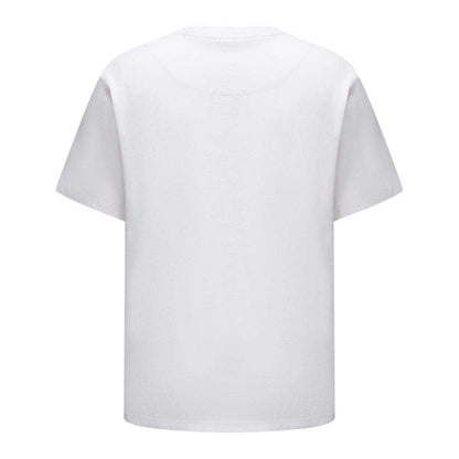 White - Back - Pretty Green Mens Logo Cotton T-Shirt