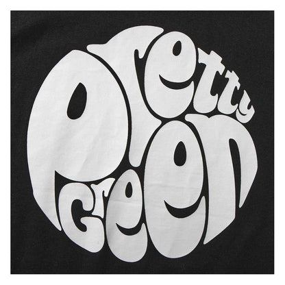 Black - Lifestyle - Pretty Green Mens Logo Cotton T-Shirt