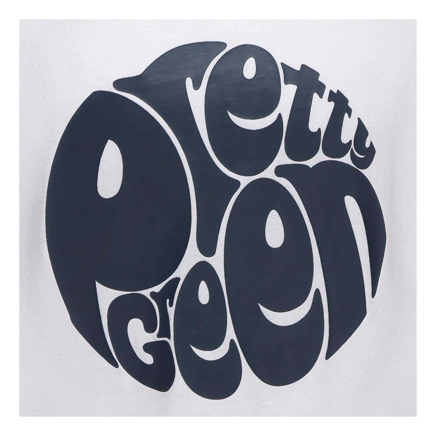 White - Lifestyle - Pretty Green Mens Logo Cotton T-Shirt