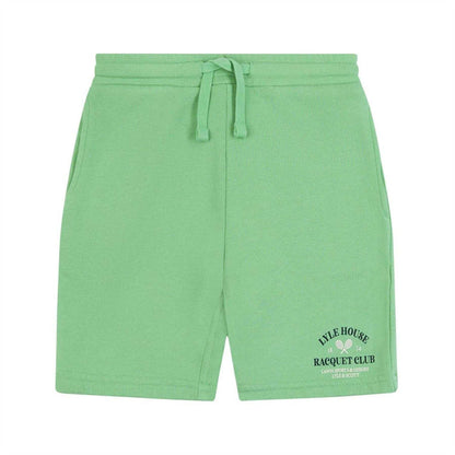 Green - Front - Lyle & Scott Boys Club Sweat Shorts