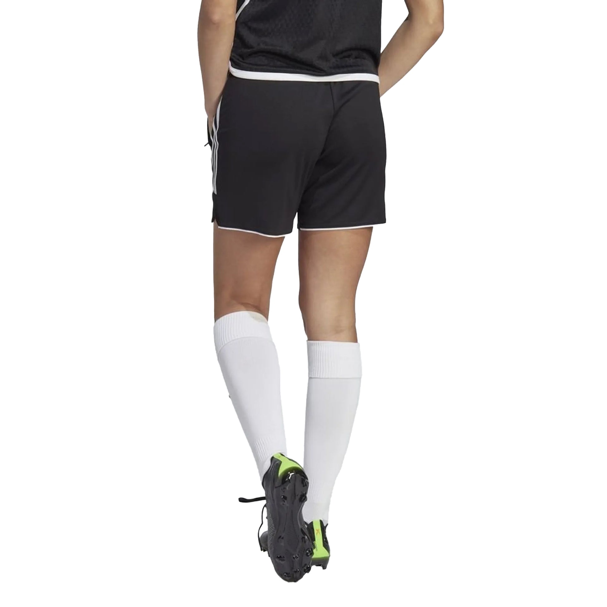 Black - Back - Adidas Womens-Ladies Tiro 23 Football Shorts