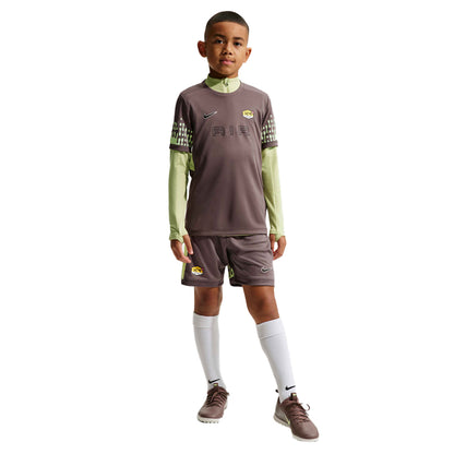 Plum - Close up - Nike Childrens-Kids Killian Mbappe Academy Football T-Shirt