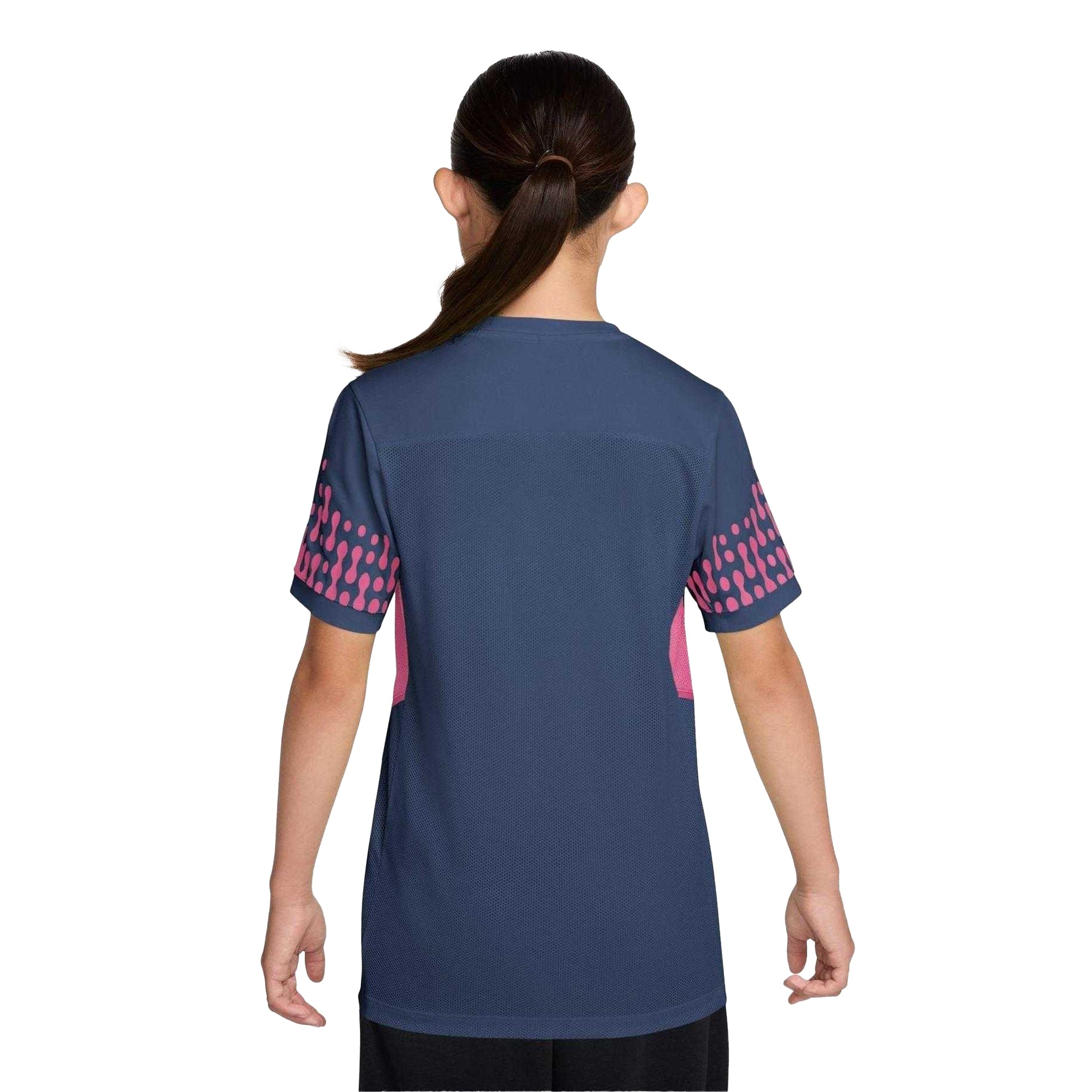 Mystic Blue - Back - Nike Childrens-Kids Killian Mbappe Academy Football T-Shirt