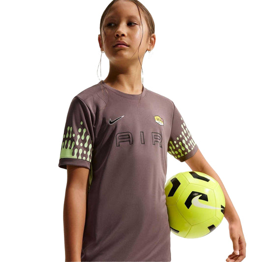 Plum - Front - Nike Childrens-Kids Killian Mbappe Academy Football T-Shirt