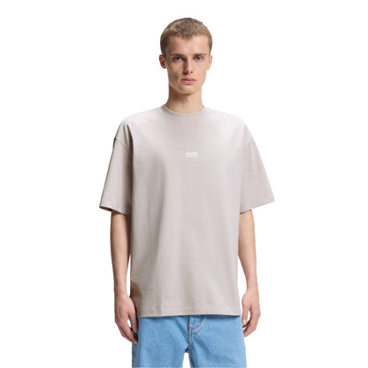 Purple - Side - Hugo Boss Mens Nalono Cotton T-Shirt