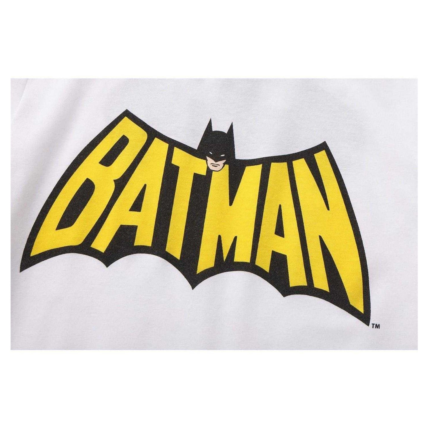 Black-Yellow - Side - Batman Childrens-Kids Batman Polyester T-Shirt