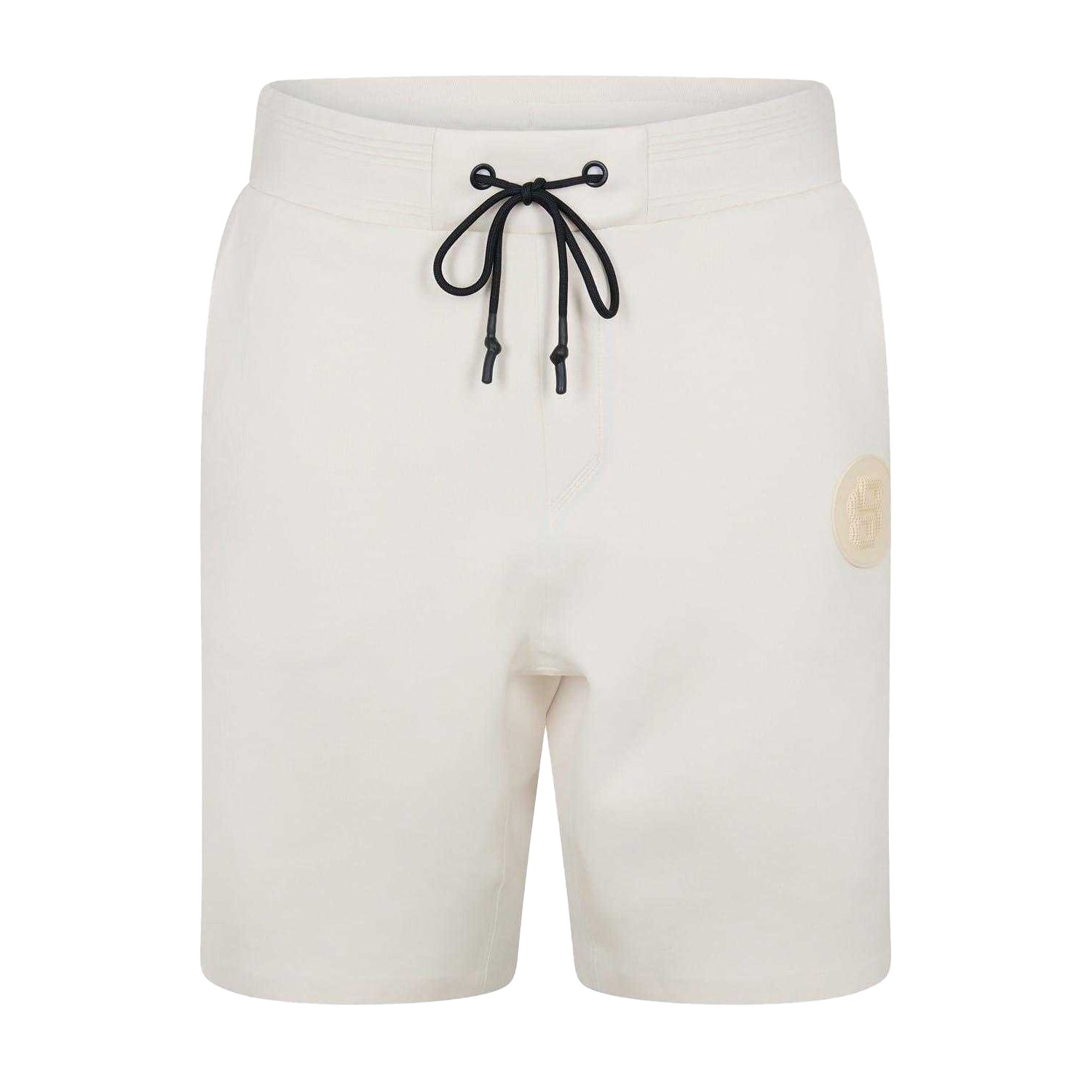 White - Front - Boss Mens Headlo Sweat Shorts
