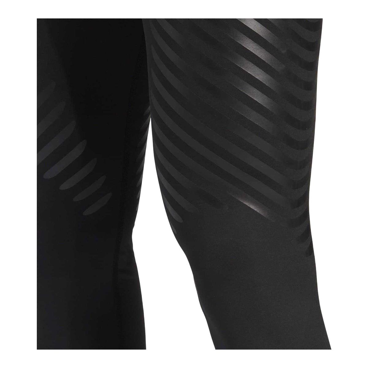 Black - Side - Adidas Mens Techfit Graphic Print Fitted Leggings