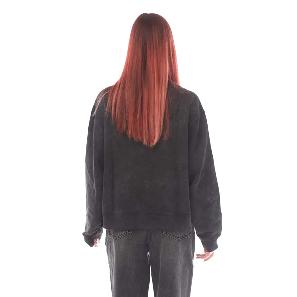 Black - Back - Hugo Womens-Ladies Deroxina Oversized Sweatshirt