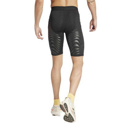 Black - Back - Adidas Mens Adizero Running Shorts