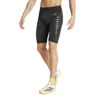 Black - Side - Adidas Mens Adizero Running Shorts