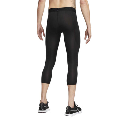 Black-White - Back - Nike Mens Pro Leggings