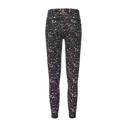 Black - Lifestyle - Biba Womens-Ladies Leopard Pattern Leggings