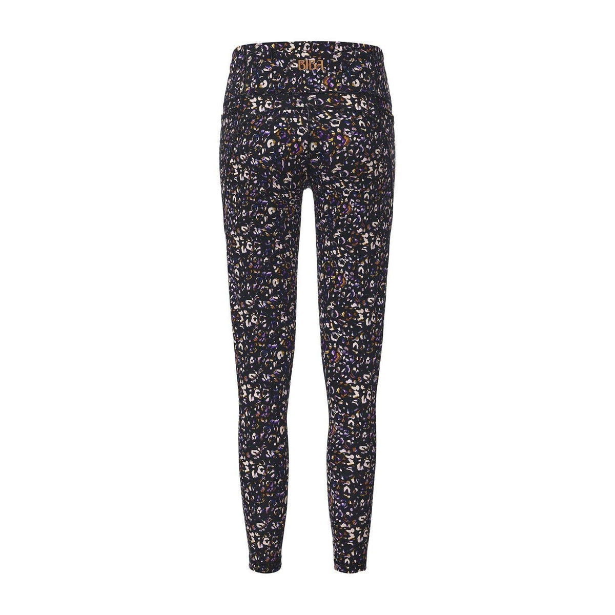 Black - Lifestyle - Biba Womens-Ladies Leopard Pattern Leggings
