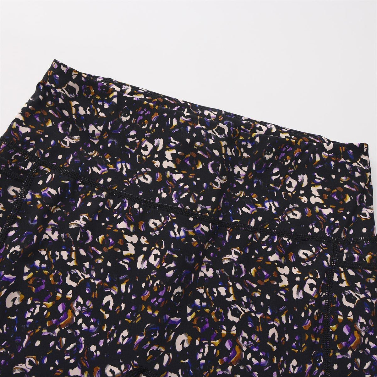 Black - Pack Shot - Biba Womens-Ladies Leopard Pattern Leggings