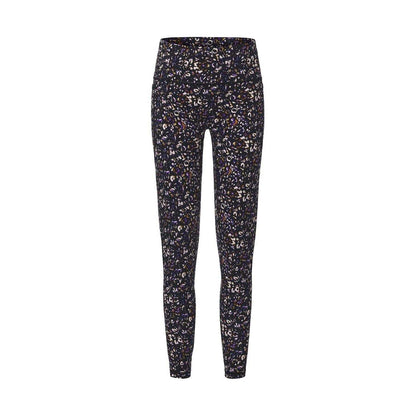 Black - Front - Biba Womens-Ladies Leopard Pattern Leggings
