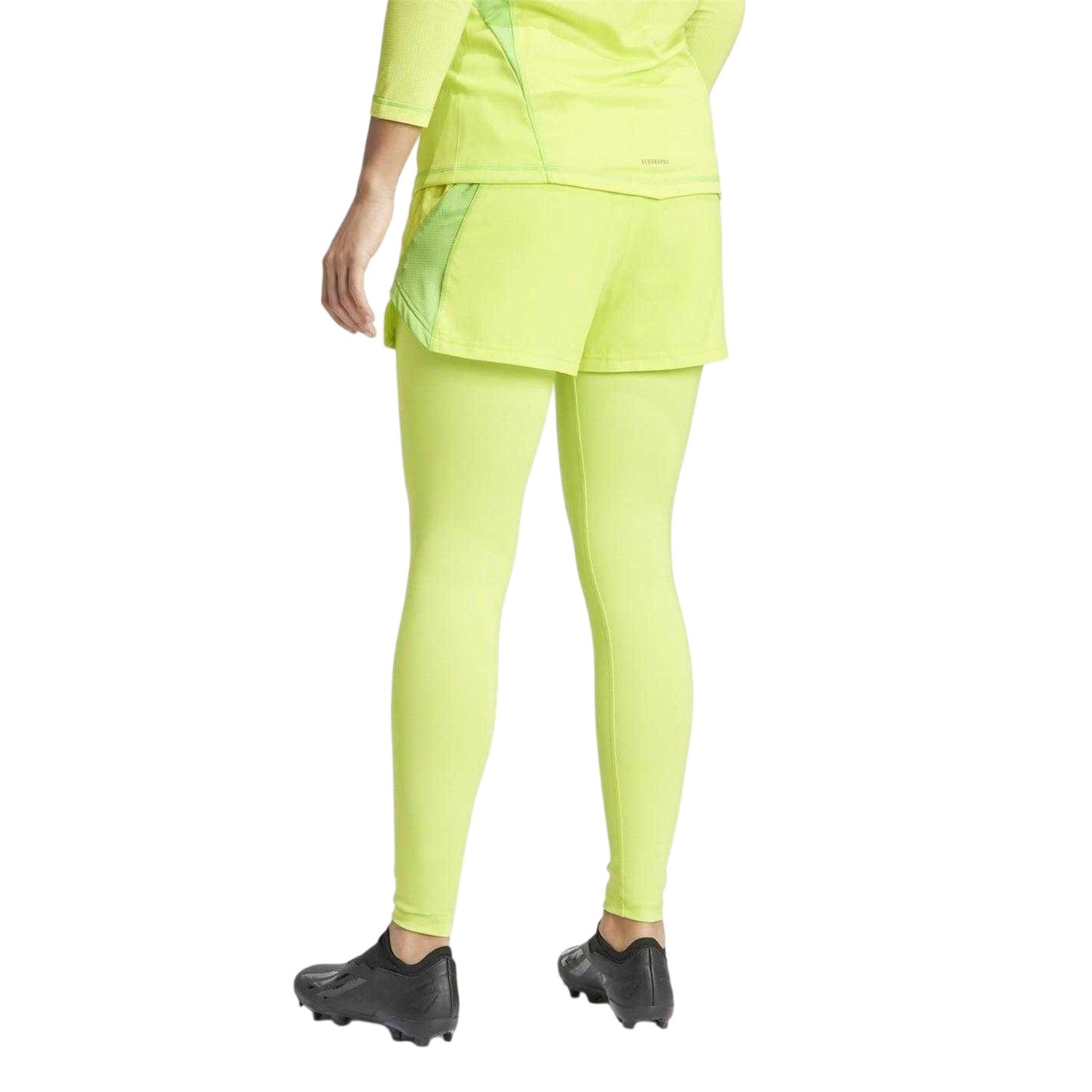 Solar Yellow - Back - Adidas Womens-Ladies Tiro 24 Fitted Leggings