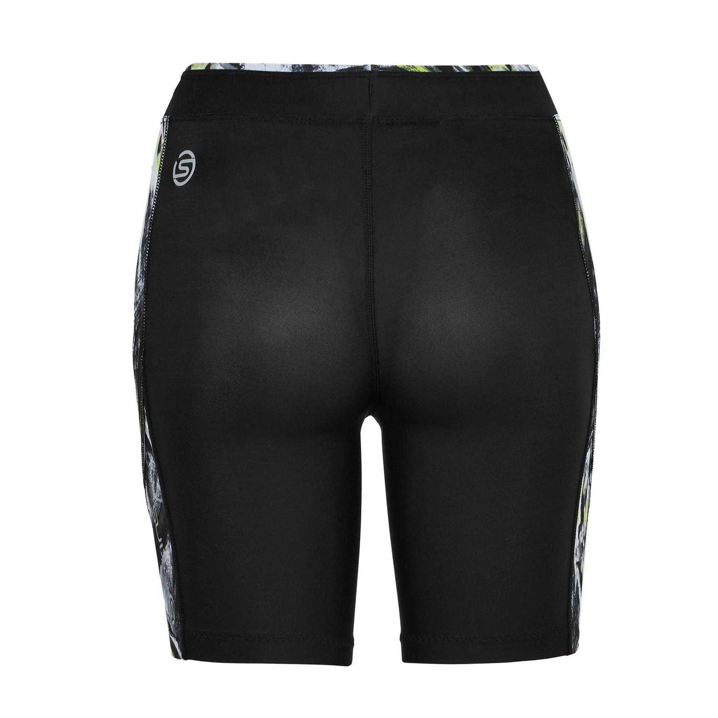Black - Back - Skins Womens-Ladies A200 Cycling Shorts