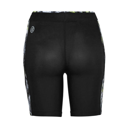 Black - Back - Skins Womens-Ladies A200 Cycling Shorts