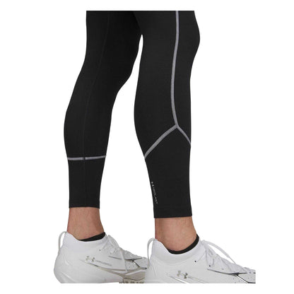 Black - Side - Under Armour Mens Elite Fitted Leggings