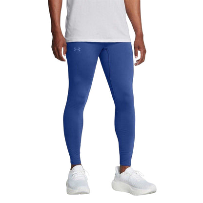 Blue - Side - Under Armour Mens Launch Leggings