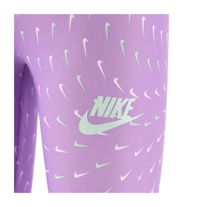 Violet - Lifestyle - Nike Childrens-Kids All-Over Print Leggings