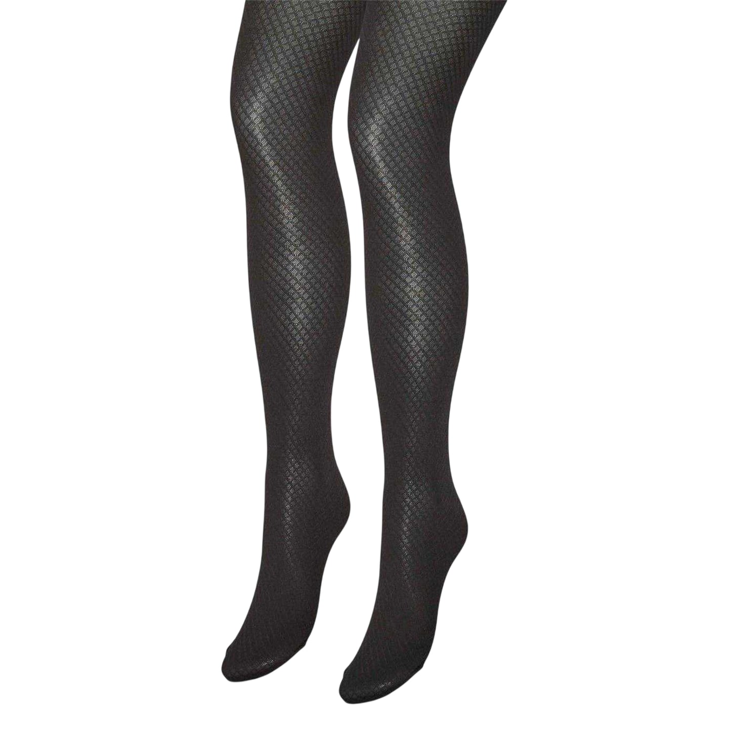 Black - Front - Mamalicious Womens-Ladies Geometric Leggings