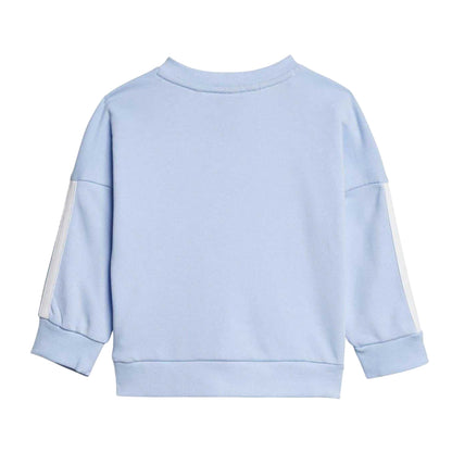 Sky - Back - Adidas Baby BOS French Terry Sweatshirt & Jogging Bottoms