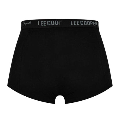 Black - Back - Lee Cooper Mens Cooper Essential Boxer Shorts (Pack of 5)