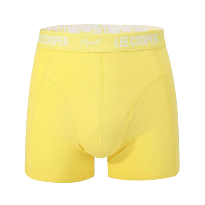Black-Navy-Grey Marl - Side - Lee Cooper Mens Cooper Essential Boxer Shorts (Pack of 5)