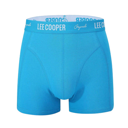 Black-Navy-Grey Marl - Lifestyle - Lee Cooper Mens Cooper Essential Boxer Shorts (Pack of 5)